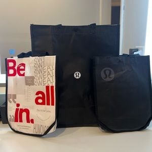 Lululemon shopping bags